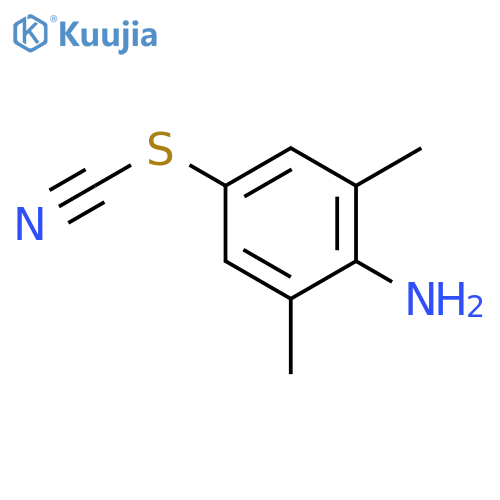 (4-amino-3,5-dimethylphenyl)sulfanylformonitrile structure