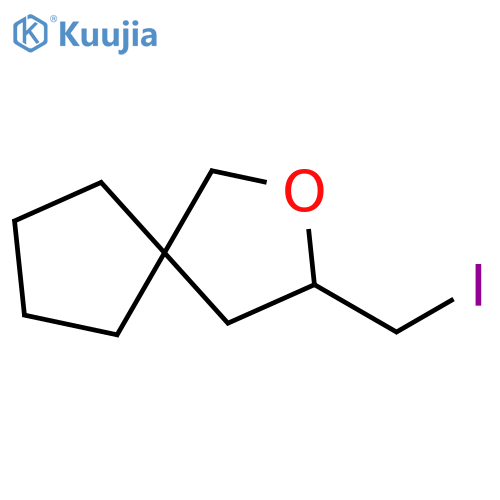3-(iodomethyl)-2-oxaspiro4.4nonane structure