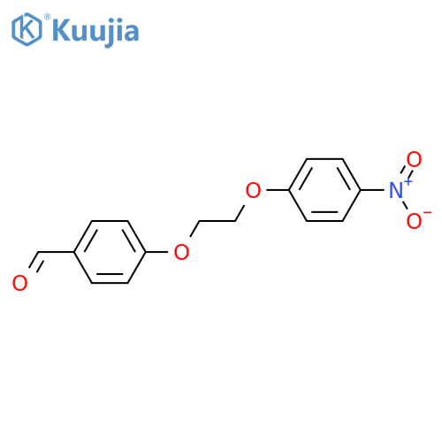 4-[2-(4-nitrophenoxy)ethoxy]benzaldehyde structure