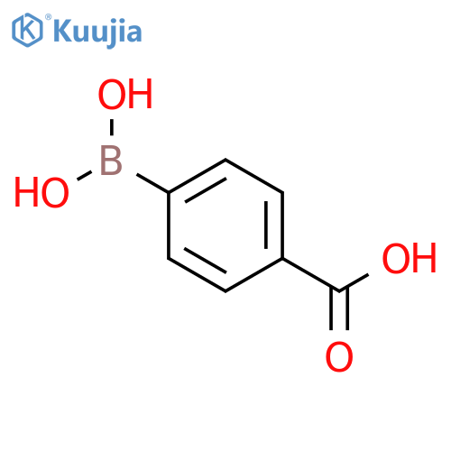 4-(dihydroxyboranyl)benzoic acid structure