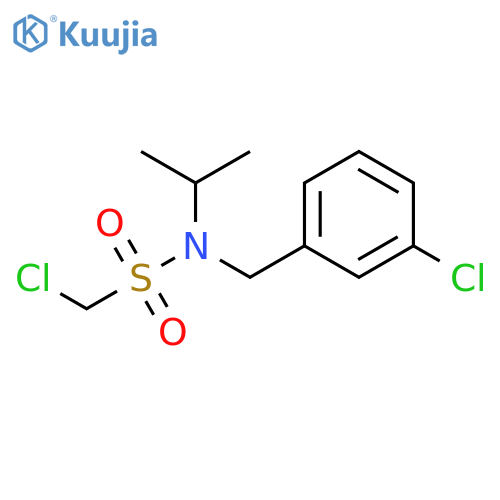 Methanesulfonamide, 1-chloro-N-[(3-chlorophenyl)methyl]-N-(1-methylethyl)- structure