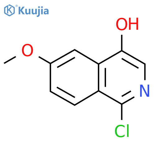 1-Chloro-6-methoxyisoquinolin-4-OL structure
