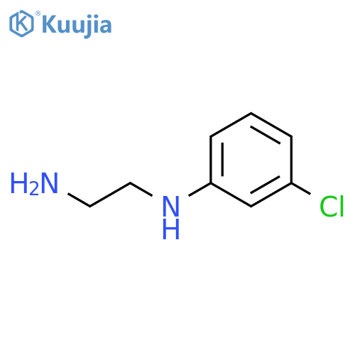 N1-(3-chlorophenyl)ethane-1,2-diamine structure