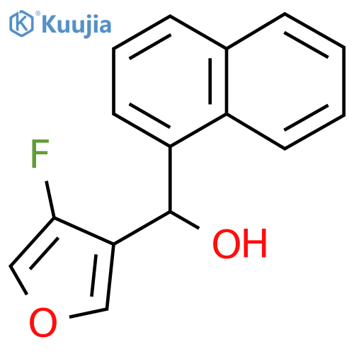 (4-Fluorofuran-3-yl)(naphthalen-1-yl)methanol structure