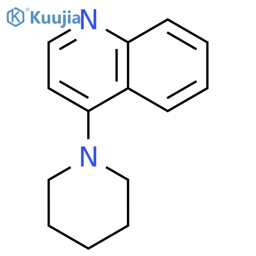 Quinoline, 4-(1-piperidinyl)- structure