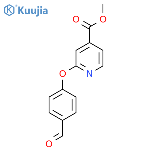 Methyl 2-(4-formylphenoxy)isonicotinate structure