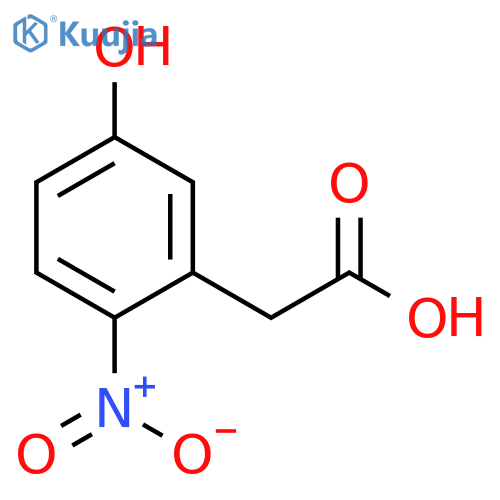 2-(5-hydroxy-2-nitrophenyl)acetic acid structure