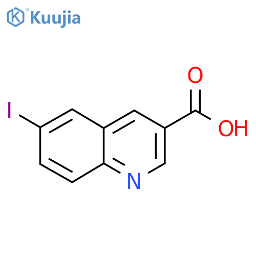 6-Iodoquinoline-3-carboxylic acid structure
