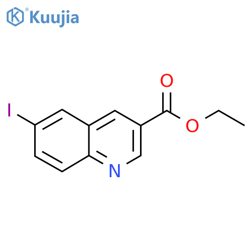 Ethyl 6-iodoquinoline-3-carboxylate structure