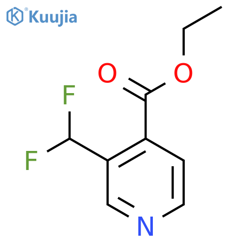 Ethyl 3-(difluoromethyl)pyridine-4-carboxylate structure
