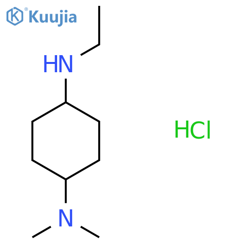 N1-Ethyl-N4,N4-dimethylcyclohexane-1,4-diamine hydrochloride structure