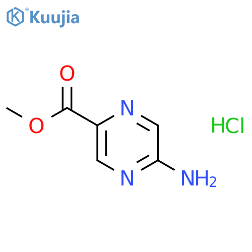 Methyl 5-aminopyrazine-2-carboxylate hydrochloride structure