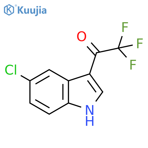 1-(5-Chloro-3-indolyl)-2,2,2-trifluoroethanone structure