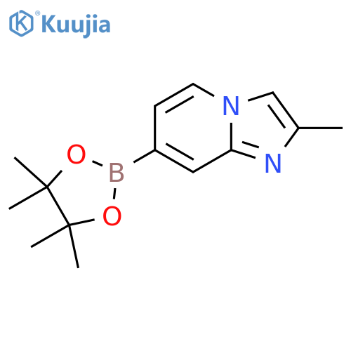 2-Methyl-7-(4,4,5,5-tetramethyl-1,3,2-dioxaborolan-2-yl)imidazo[1,2-a]pyridine structure