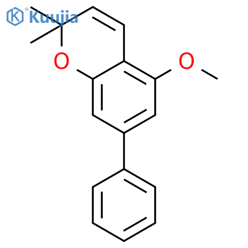 2,2-Dimethyl-5-methoxy-7-phenylchromene structure