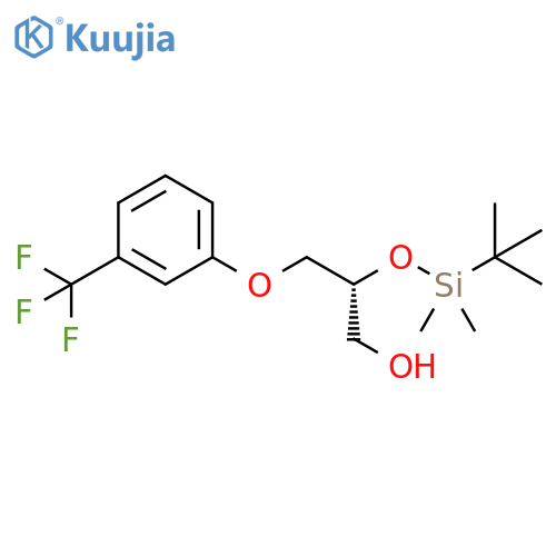 (2R)-2-[[(1,1-Dimethylethyl)dimethylsilyl]oxy]-3-[3-(trifluoromethyl)phenoxy]-1-propanol structure