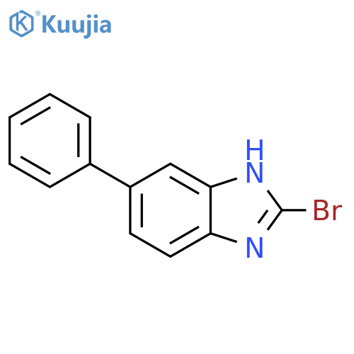 2-Bromo-5-phenyl-1H-benzoimidazole structure