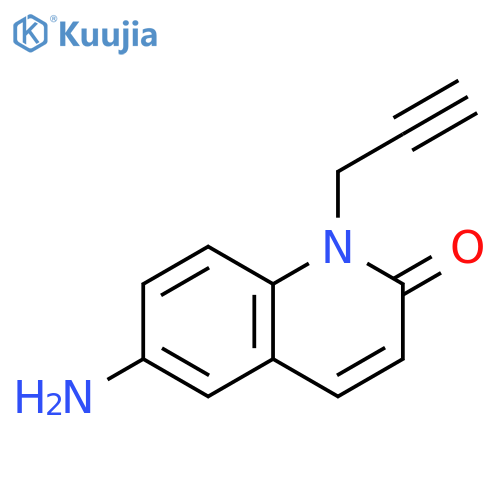 6-Amino-1-prop-2-ynyl-1H-quinolin-2-one structure