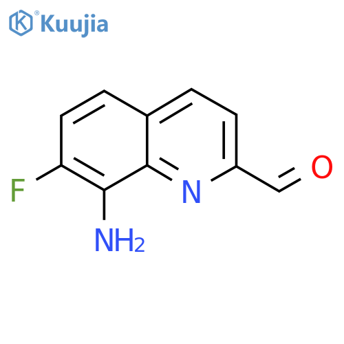 8-Amino-7-fluoroquinoline-2-carbaldehyde structure