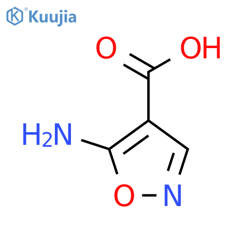 5-amino-1,2-oxazole-4-carboxylic acid structure