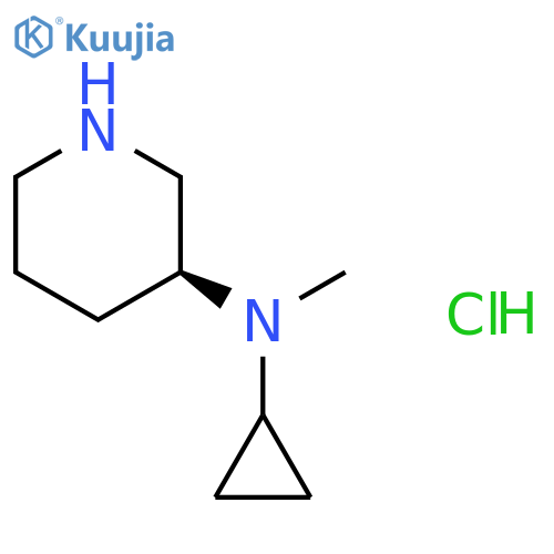 (S)-N-Cyclopropyl-N-methylpiperidin-3-amine hydrochloride structure
