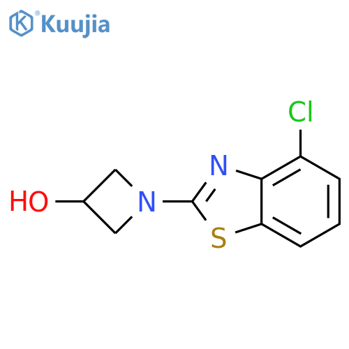 1-(4-chloro-1,3-benzothiazol-2-yl)azetidin-3-ol structure