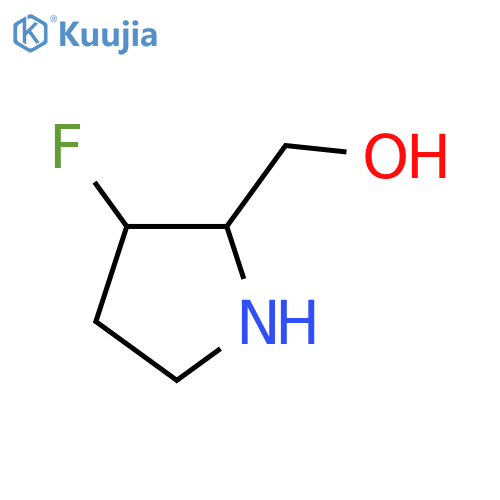 (3-fluoropyrrolidin-2-yl)methanol structure