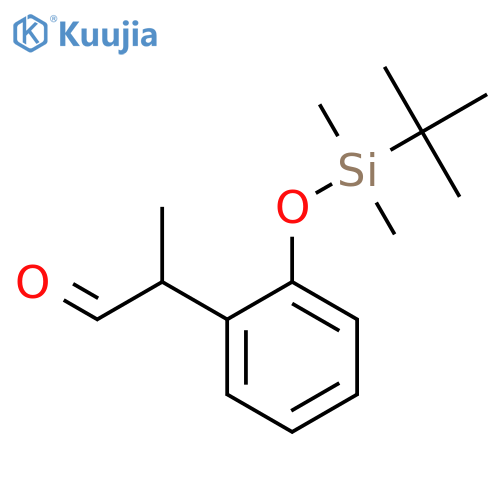 2-[2-(Tert-Butyldimethylsiloxy)phenyl]-1-propanone structure
