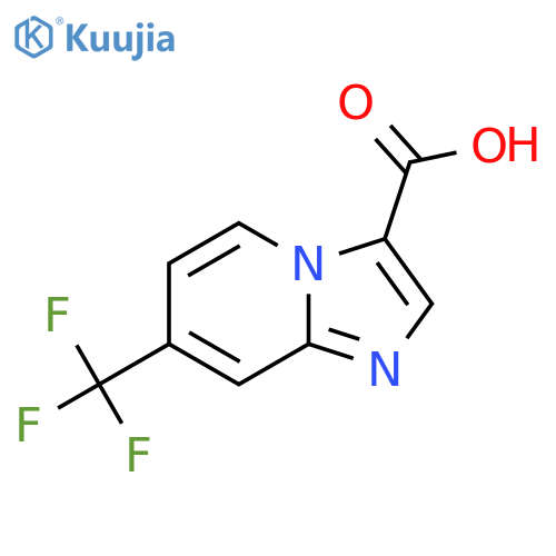 7-(Trifluoromethyl)imidazo[1,2-a]pyridine-3-carboxylic acid structure