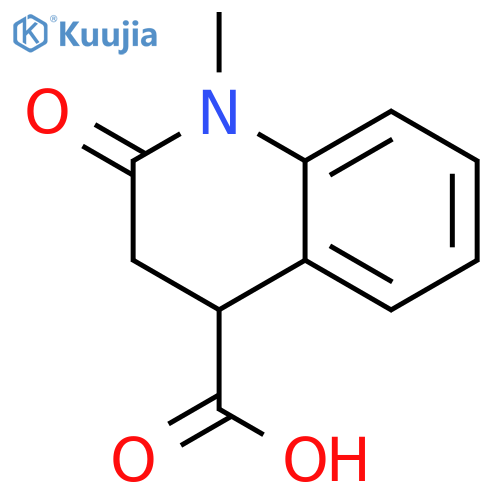 1-Methyl-2-oxo-3,4-dihydroquinoline-4-carboxylic Acid structure