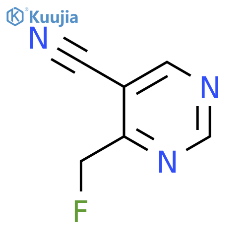 4-Fluoromethyl-pyrimidine-5-carbonitrile structure