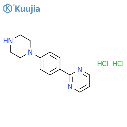 2-(4-(Piperazin-1-yl)phenyl)pyrimidine dihydrochloride structure