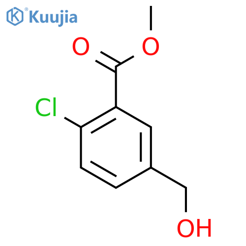 Methyl 2-chloro-5-(hydroxymethyl)benzoate structure