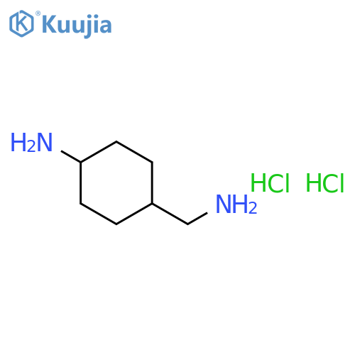 4-(aminomethyl)cyclohexan-1-amine dihydrochloride structure