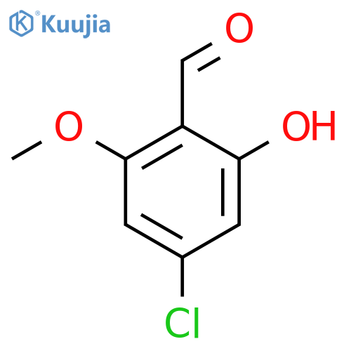 4-chloro-2-hydroxy-6-methoxybenzaldehyde structure