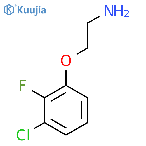 2-(3-chloro-2-fluorophenoxy)ethan-1-amine structure