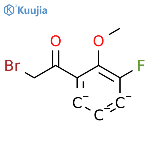 3-Fluoro-2-methoxyphenacyl Bromide structure
