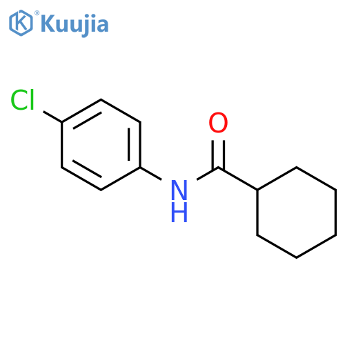 N-(4-Chlorophenyl)cyclohexanecarboxamide structure