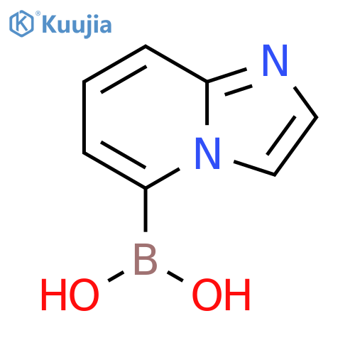 {imidazo1,2-apyridin-5-yl}boronic acid structure