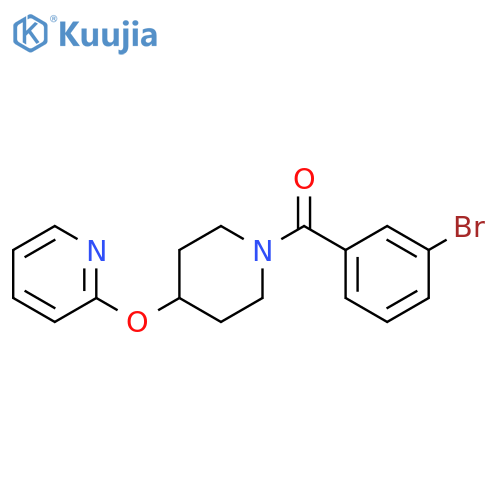 2-{[1-(3-bromobenzoyl)piperidin-4-yl]oxy}pyridine structure