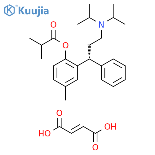 (R)-2-(3-(Diisopropylamino)-1-phenylpropyl)-4-methylphenyl Isobutyrate Hydrogen Fumarate structure