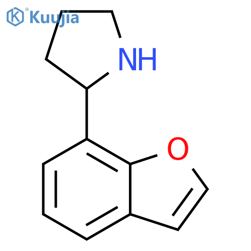 2-(benzofuran-7-yl)pyrrolidine structure
