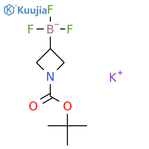 potassium;(1-tert-butoxycarbonylazetidin-3-yl)-trifluoro-boranuide structure