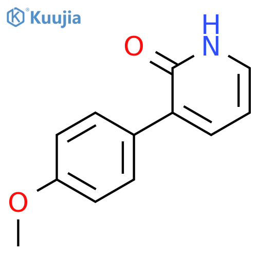 2-Hydroxy-3-(4-methoxyphenyl)pyridine structure