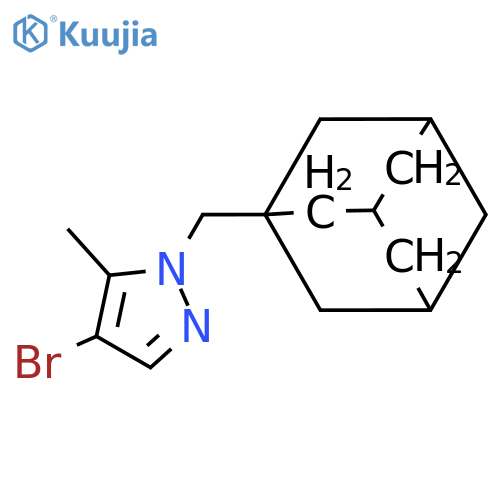 1-(Adamantan-1-ylmethyl)-4-bromo-5-methyl-1H-pyrazole structure