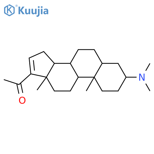 3-Aminopregn-16-en-20-one; (3α,5α)-form, N-Di-Me structure