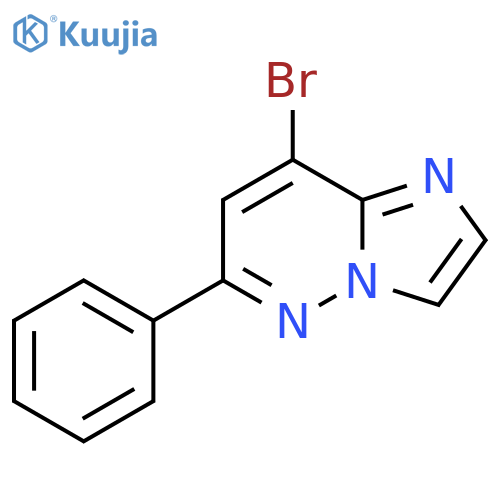 8-Bromo-6-phenylimidazo[1,2-B]pyridazine structure