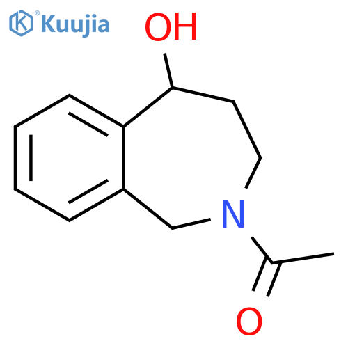 1-(5-hydroxy-2,3,4,5-tetrahydro-1H-2-benzazepin-2-yl)ethan-1-one structure