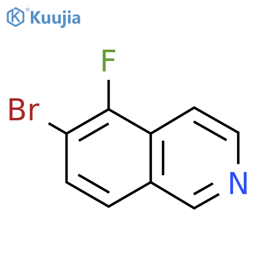 6-Bromo-5-fluoroisoquinoline structure