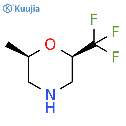 Morpholine, 2-methyl-6-(trifluoromethyl)-, (2R,6R)- structure